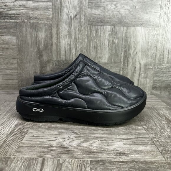 OOFOS Shoes - OOFOS Oocoozie Thermo Mule Women's size 10/EURO 41 Slip On Black Shoes